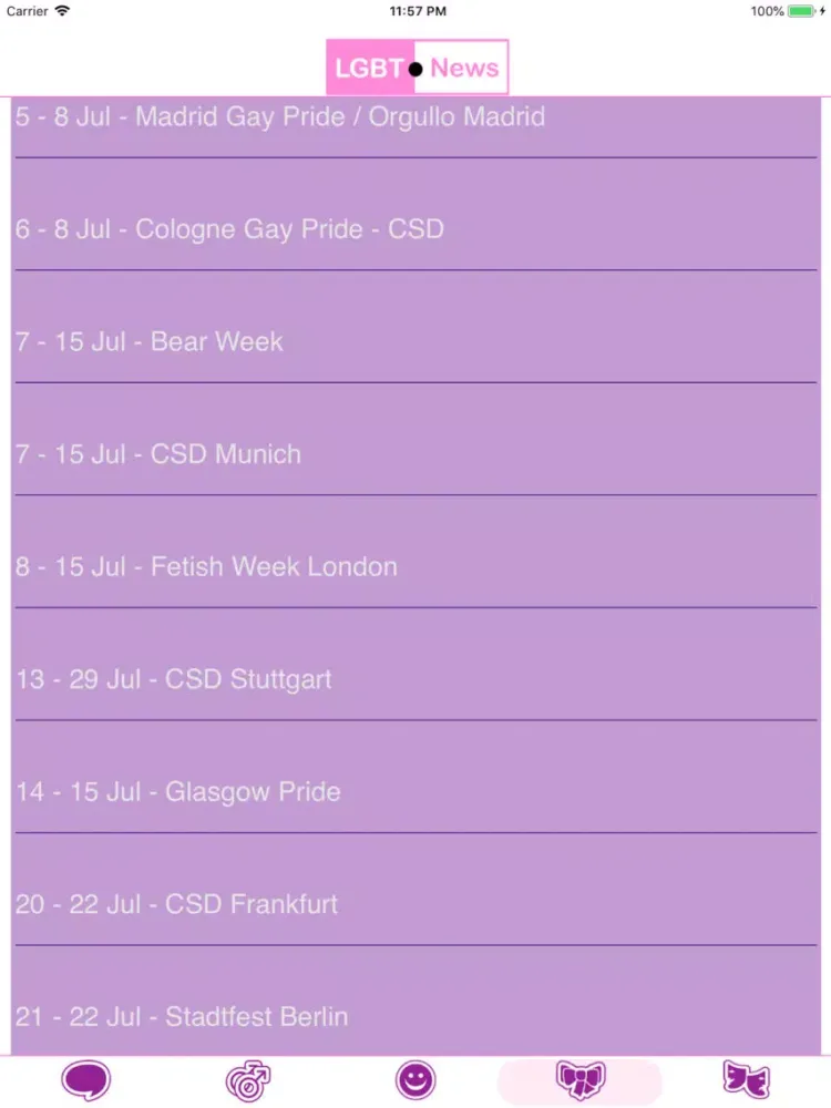 Captures d'écran de LGBT iPad 