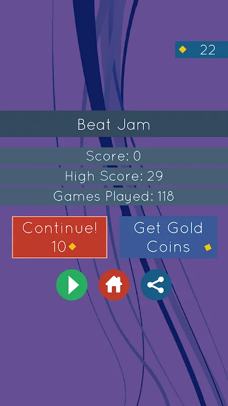 Ảnh chụp màn hình của Beat Jam