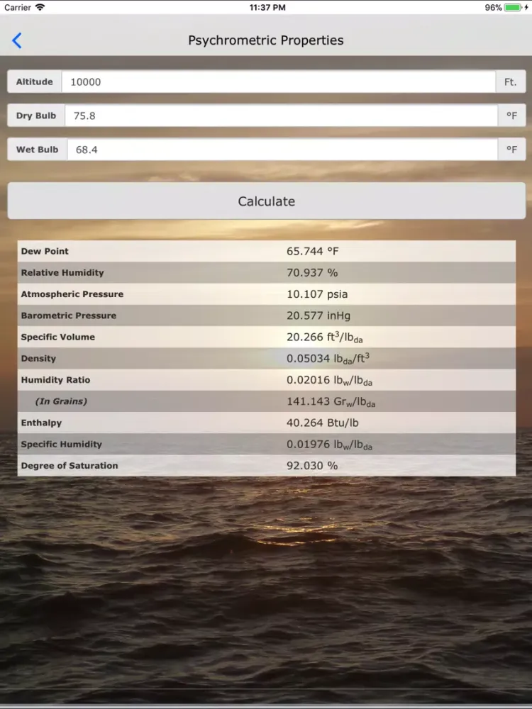 Zrzuty ekranu Test & Balance / Commissioning iPad 