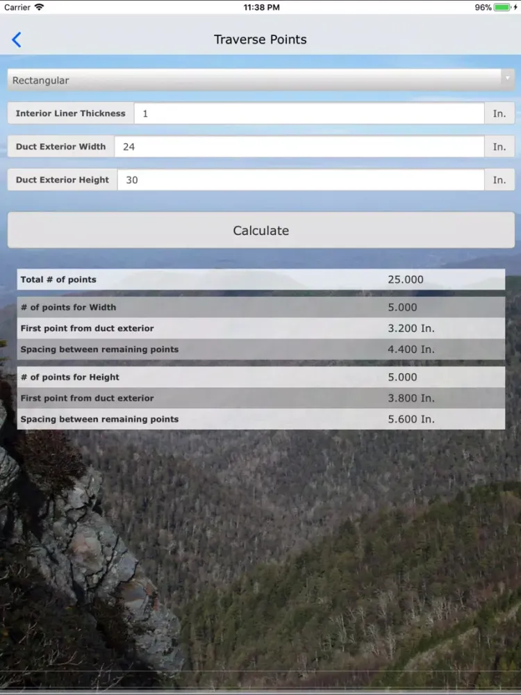 Zrzuty ekranu Test & Balance / Commissioning iPad 