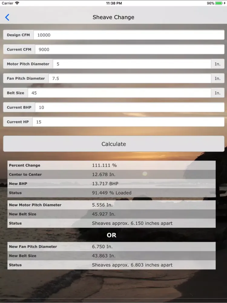 Zrzuty ekranu Test & Balance / Commissioning iPad 