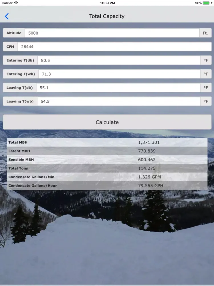 Zrzuty ekranu Test & Balance / Commissioning iPad 