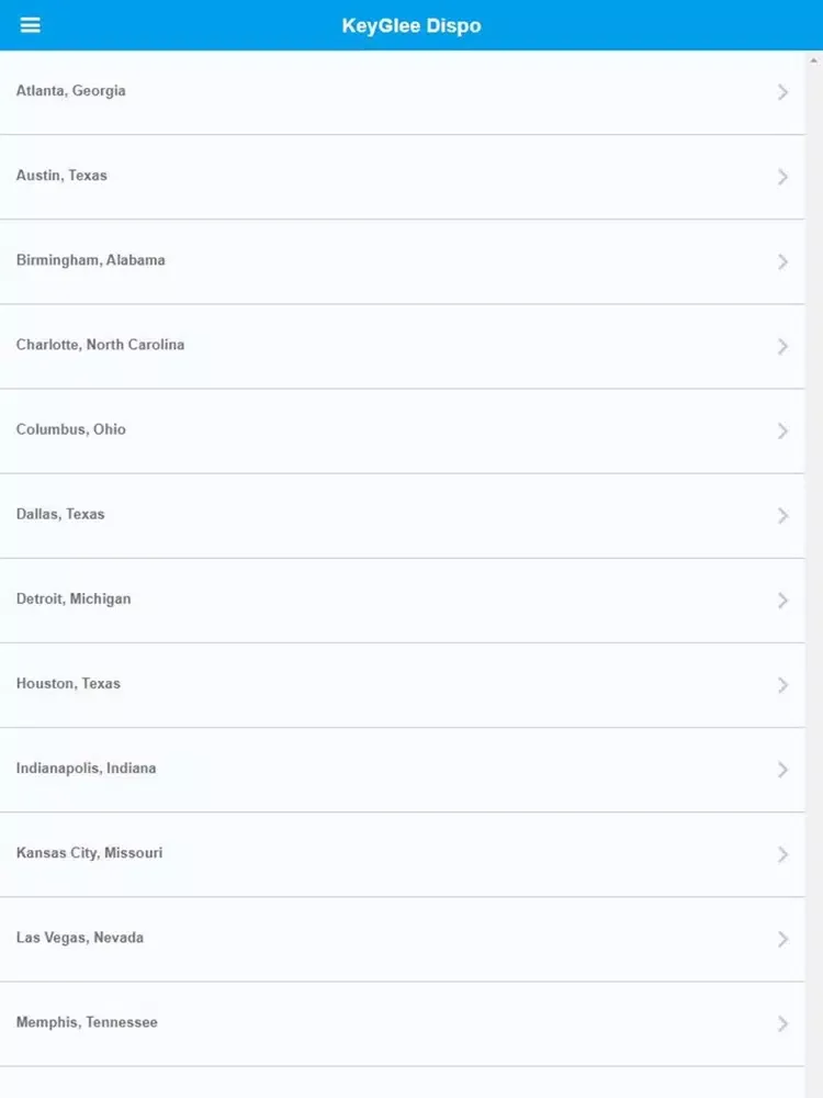 KeyGlee Dispo iPad  Screenshots