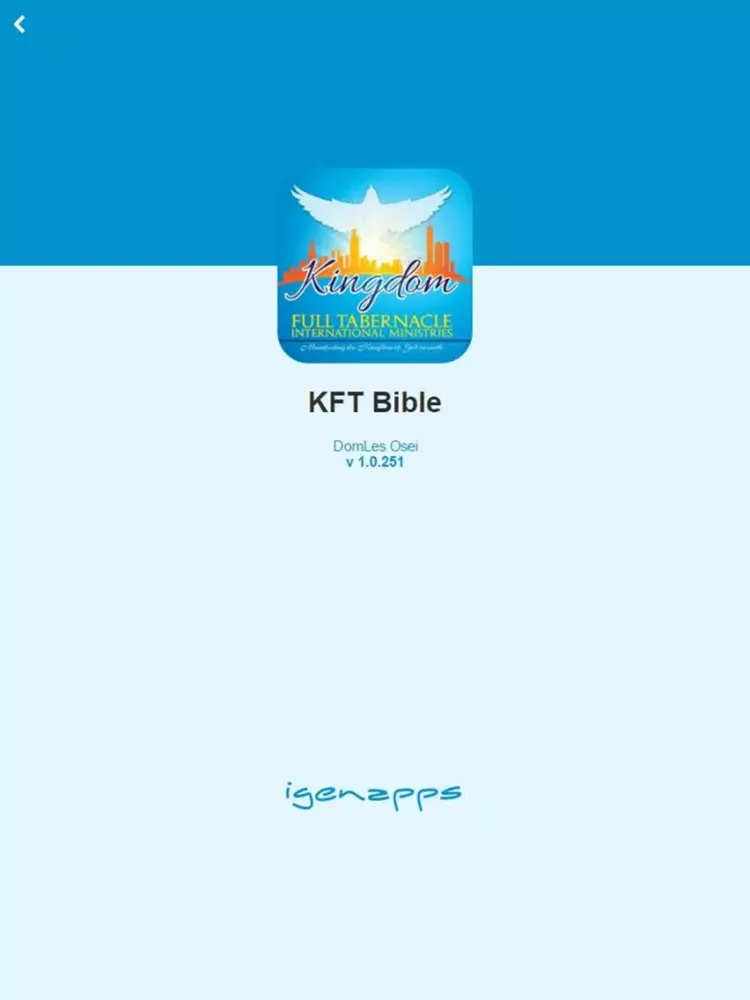 Zrzuty ekranu KFT Bible in a Year iPad 
