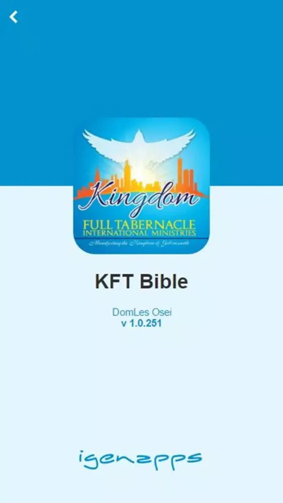 Zrzuty ekranu KFT Bible in a Year