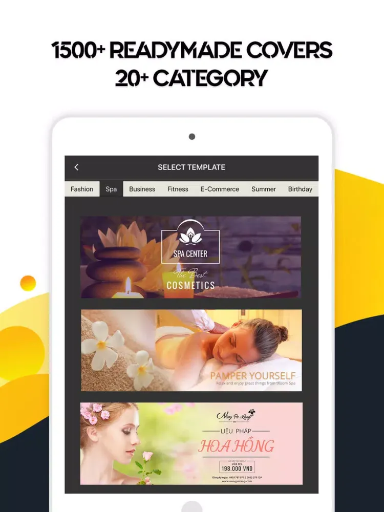 Zrzuty ekranu iGenius - Cover Photo Maker iPad 