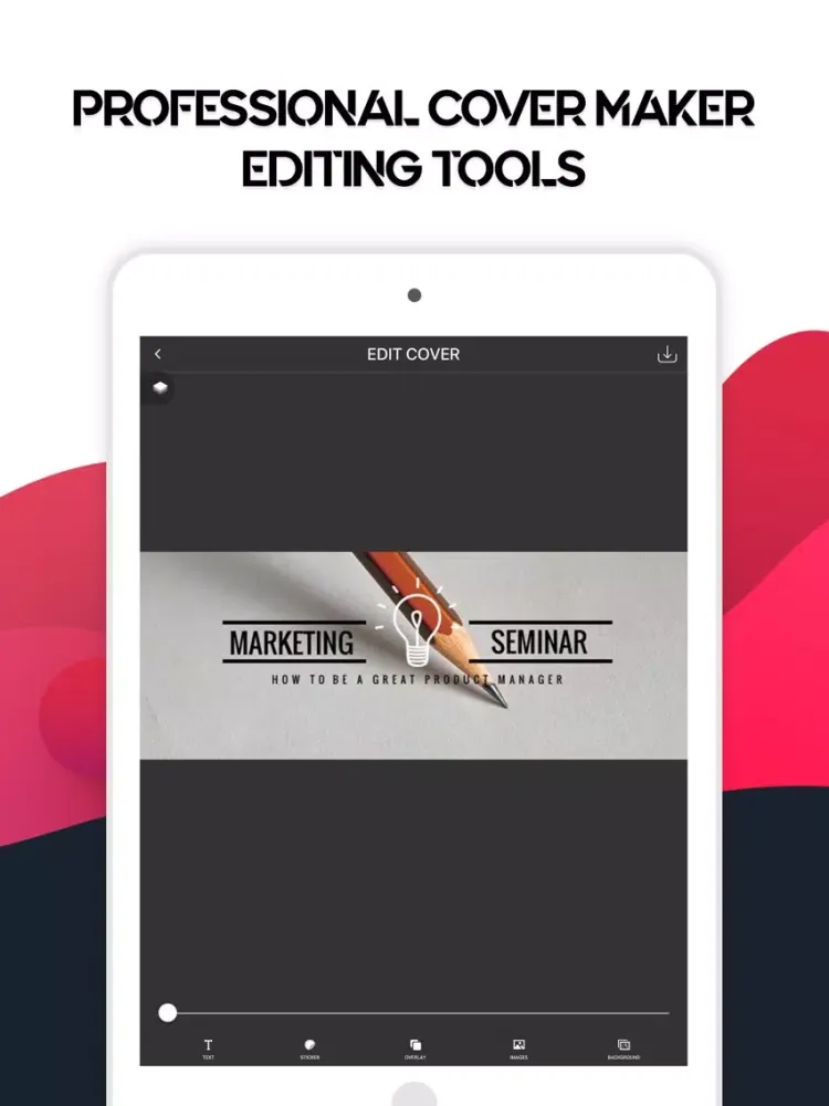 Zrzuty ekranu iGenius - Cover Photo Maker iPad 