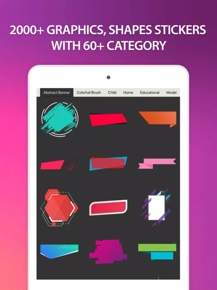 Poster Maker: Create & Design iPad 应用截图