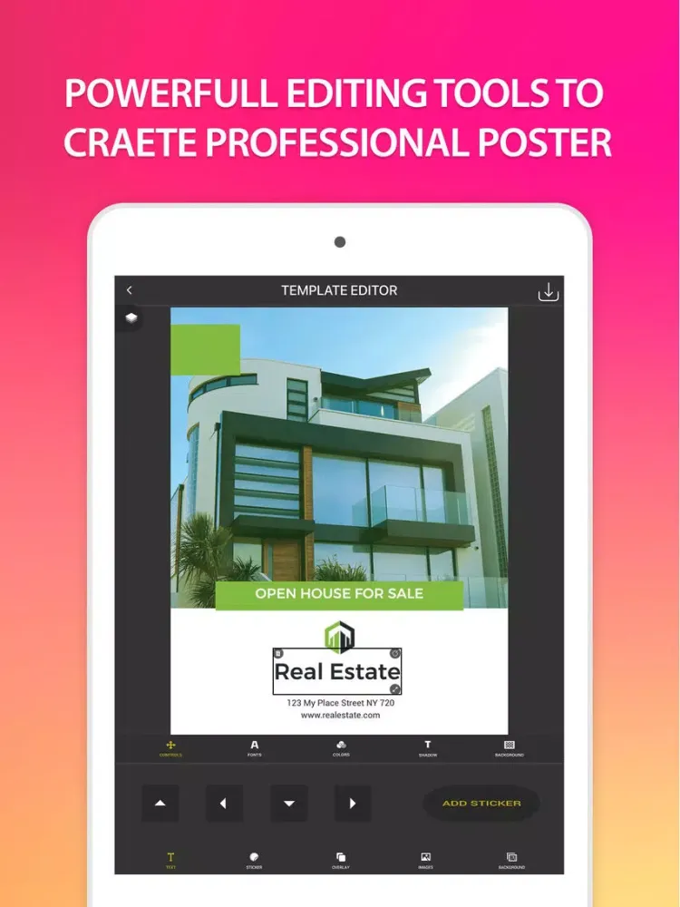 Poster Maker: Create & Design iPad 应用截图