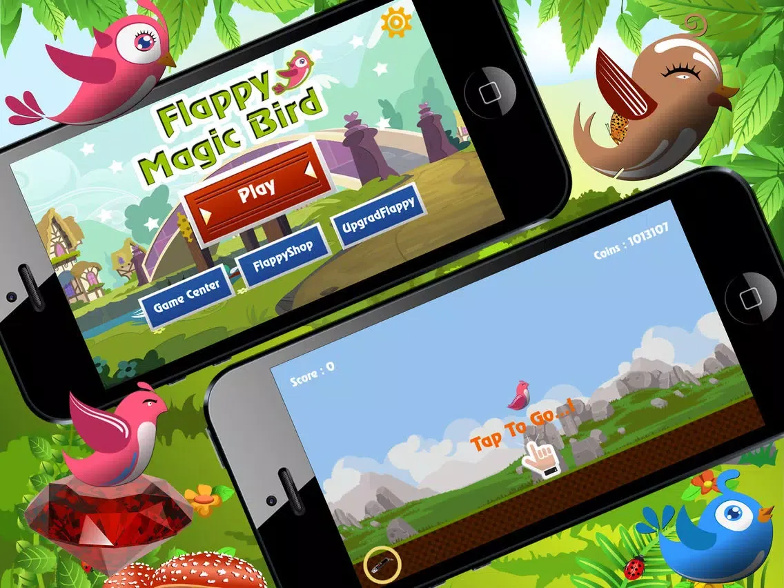 Flappy Magic Bird iPad 應用截圖