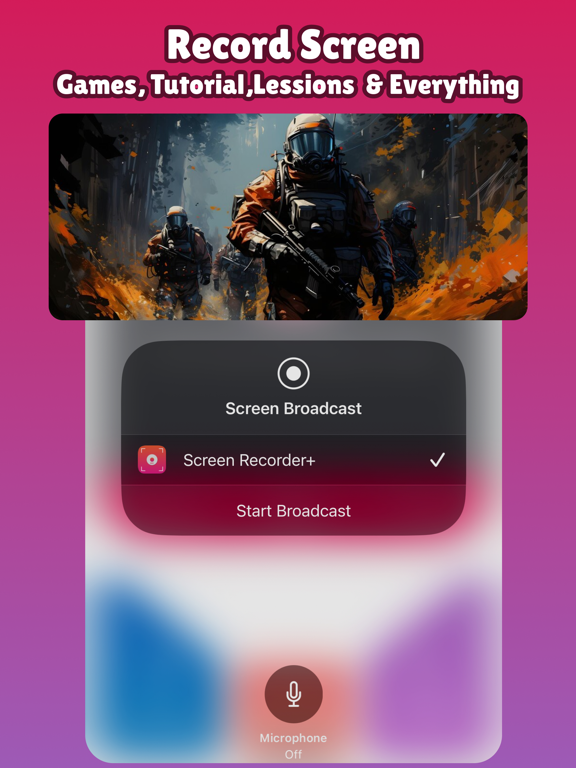 Screen Recorder . iPad  スクリーンショット