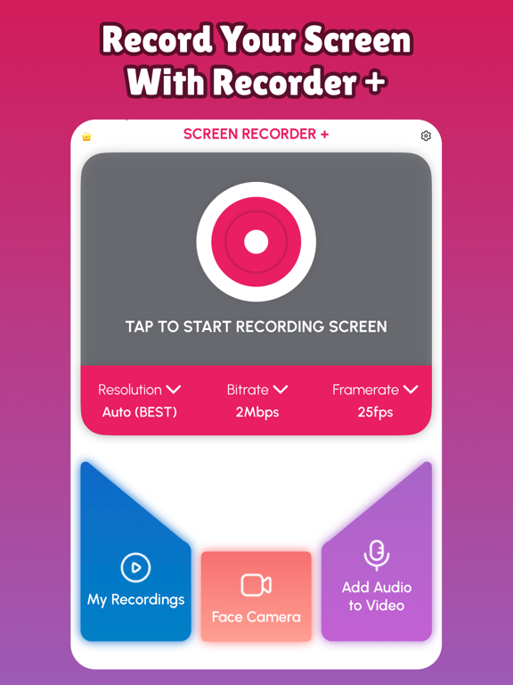 Screen Recorder . iPad  スクリーンショット