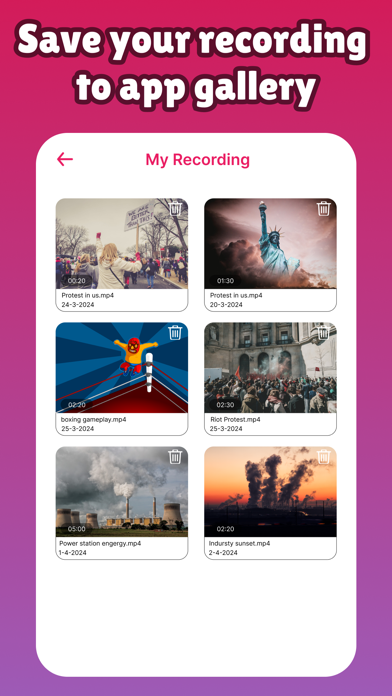 Screen Recorder . スクリーンショット
