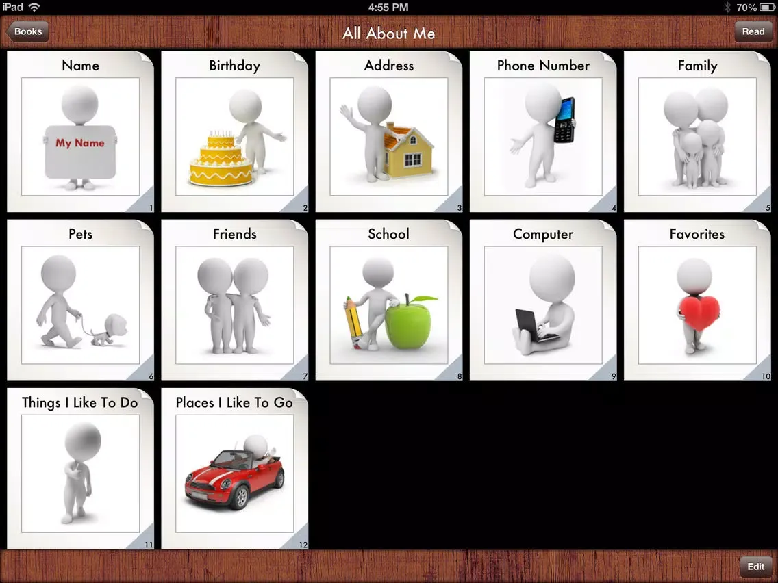 All About Me Storybook iPad  Screenshots