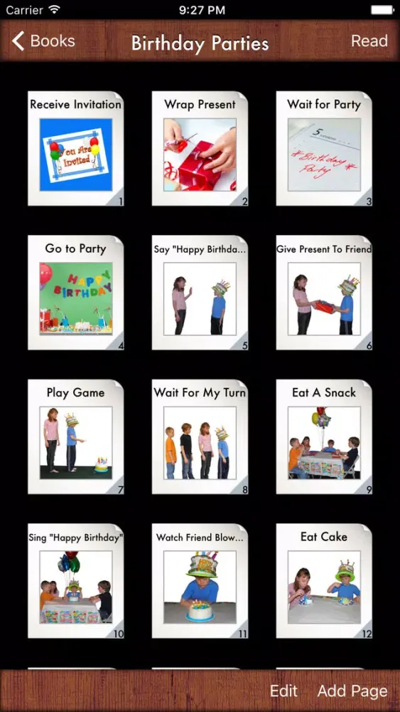 i Get... Going to Birthday Parties Vocabulary Photo Books and Social Skills Stories Screenshots