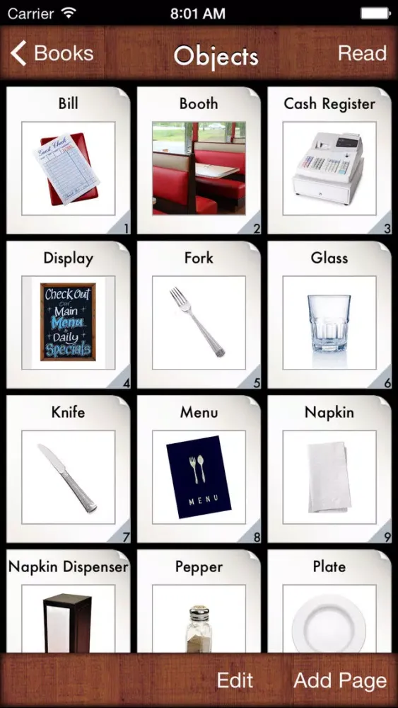 i Get... Going to a Restaurant Vocabulary Photo Books and Social Stories应用截图