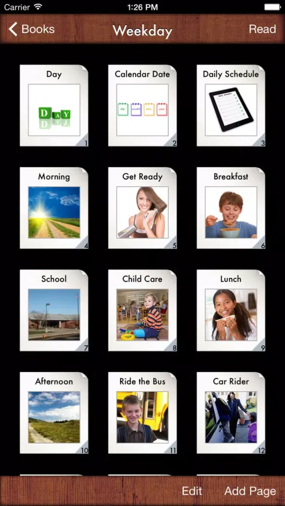 Captures d'écran de i Get... My Daily Schedule, Recall My Day and Learn Calendar Concepts