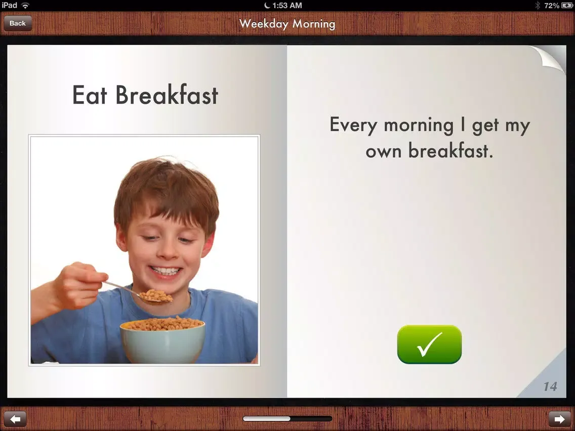 Capturas de pantalla de i Get ... My Schedules at Home Social Skills Stories iPad 