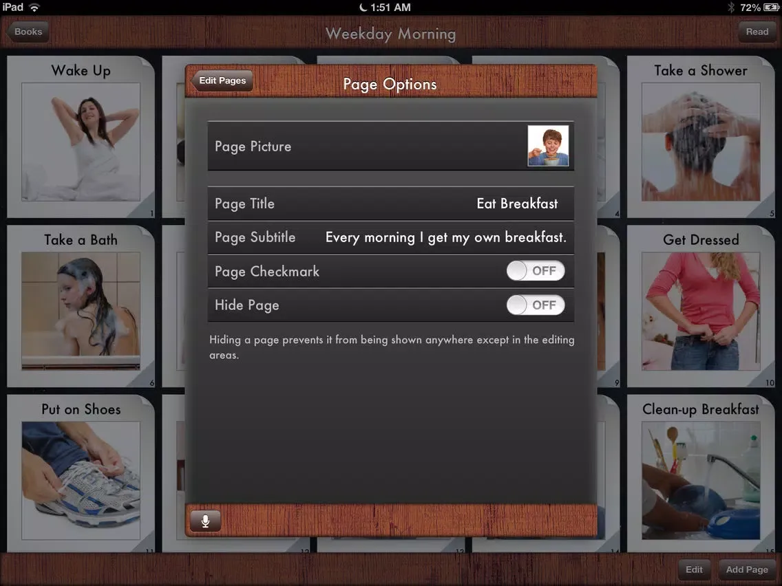 Capturas de pantalla de i Get ... My Schedules at Home Social Skills Stories iPad 