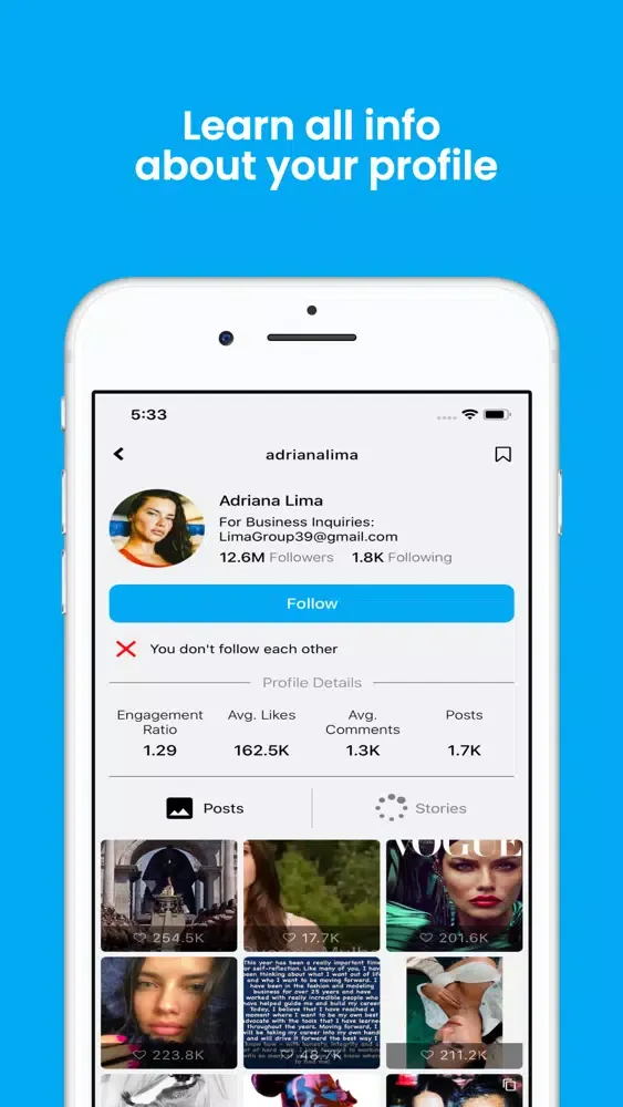 Capturas de pantalla de FolStats - Profile Analyzer