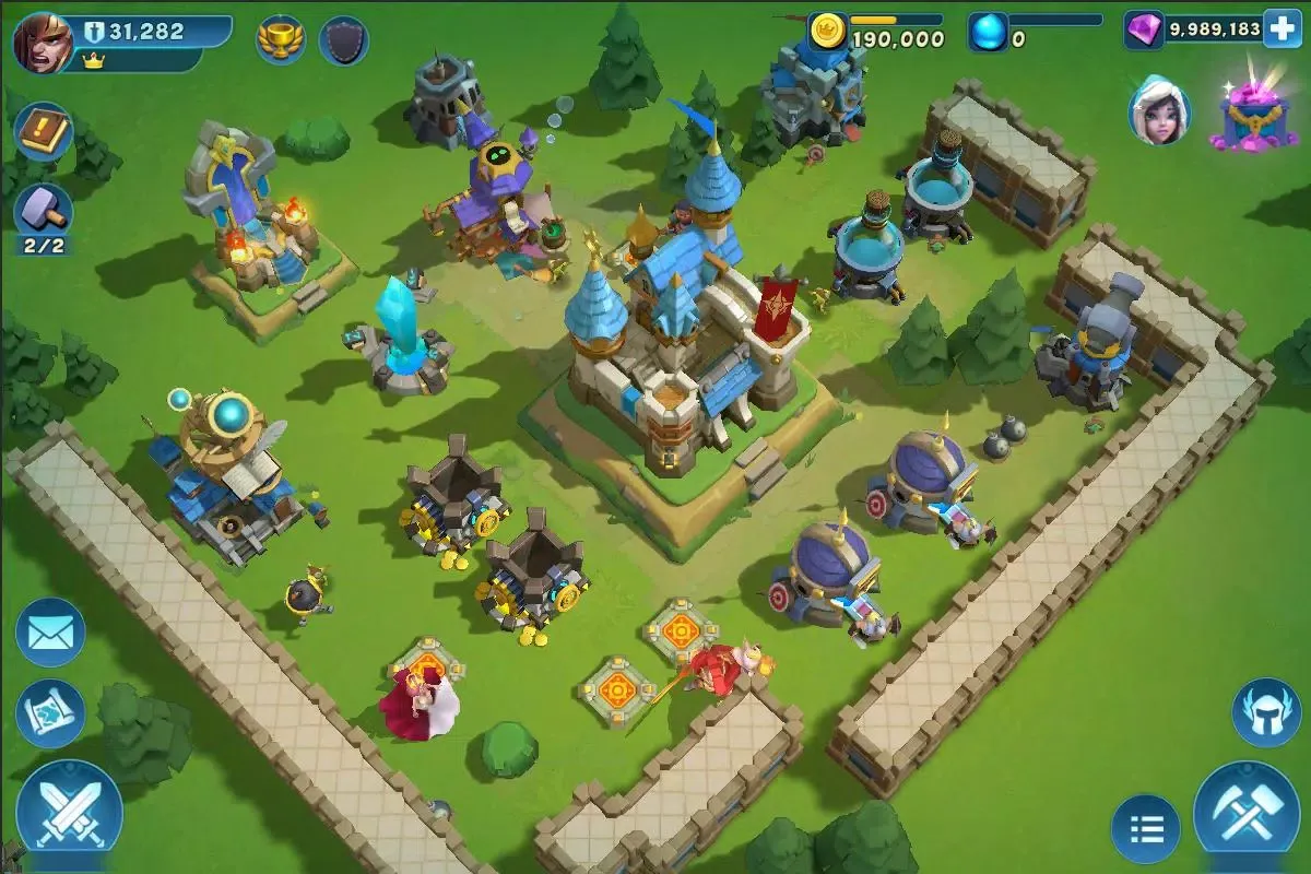ภาพหน้าจอของ Castle Clash: New Dawn