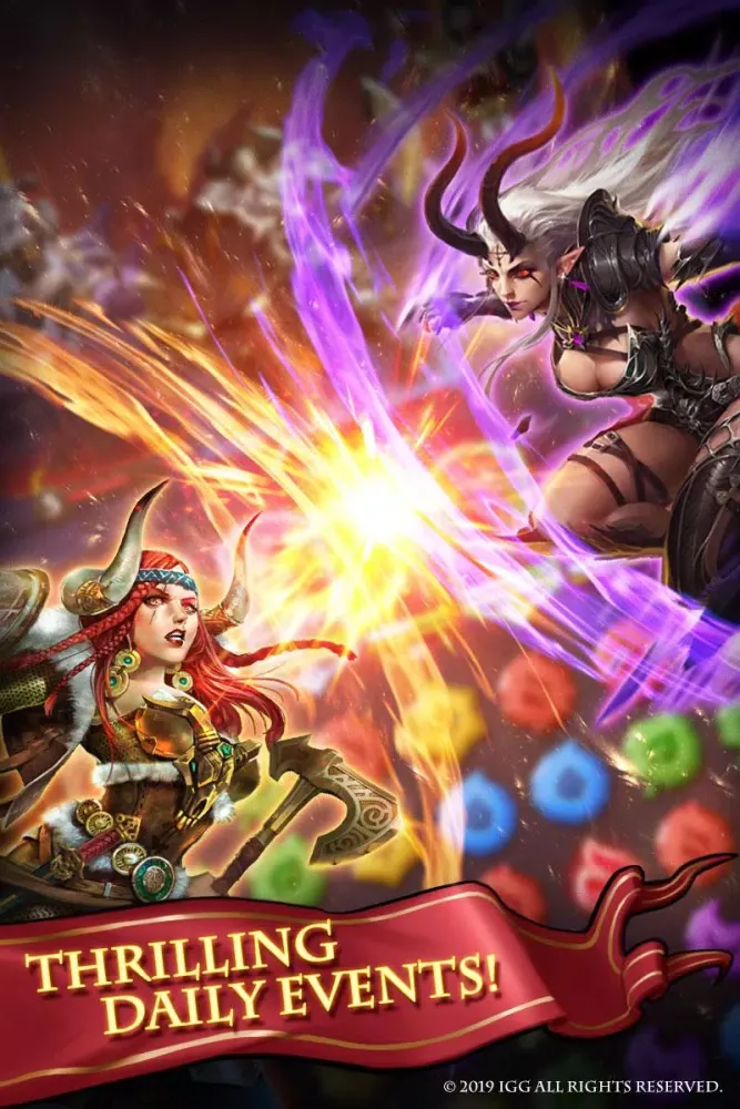 Deck Heroes: Puzzle RPG سکرین شاٹس