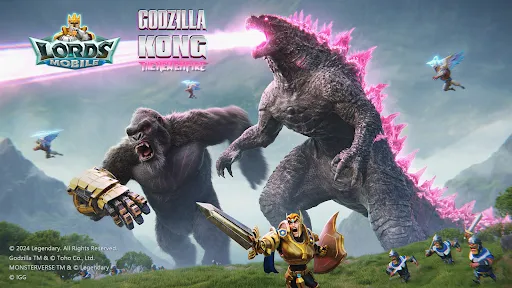 Tangkapan skrin Lords Mobile Godzilla Kong War