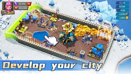 Tangkapan skrin Lords Mobile Godzilla Kong War
