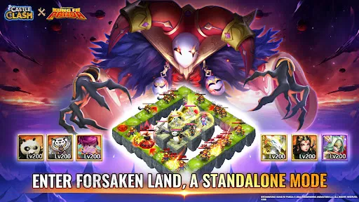 Castle Clash: Kung Fu Panda GO应用截图