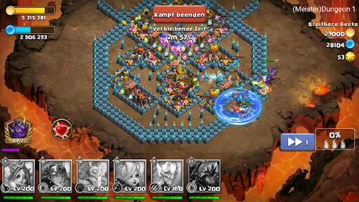 Zrzuty ekranu Castle Clash: King's Castle DE