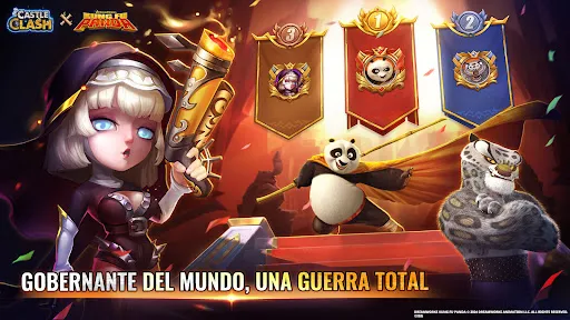 Castle Clash: Kung Fu Panda GO应用截图
