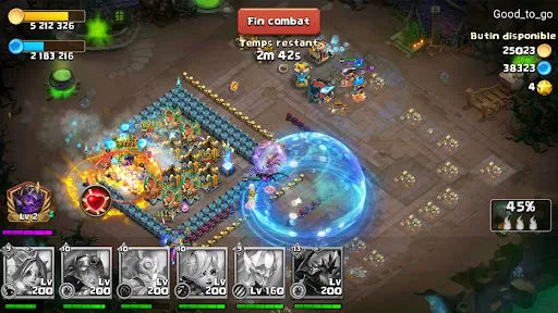 Captures d'écran de Castle Clash: Kung Fu Panda GO