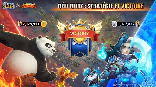 Captures d'écran de Castle Clash: Kung Fu Panda GO
