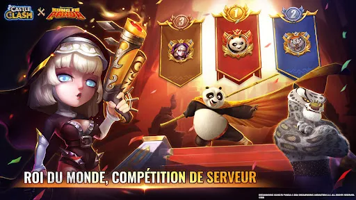 Captures d'écran de Castle Clash: Kung Fu Panda GO