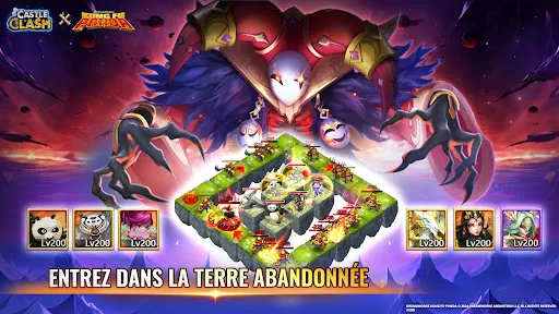 Captures d'écran de Castle Clash: Kung Fu Panda GO
