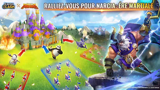 Captures d'écran de Castle Clash: Kung Fu Panda GO
