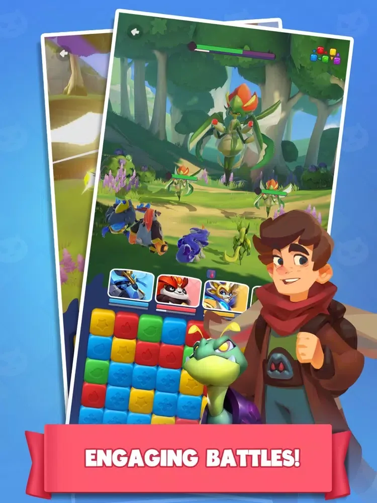 Screenshot di Puzzle Eudemon Tales iPad 