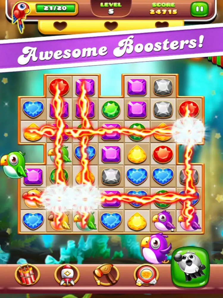 Smart Birdie Rescue - Match 3 iPad  スクリーンショット