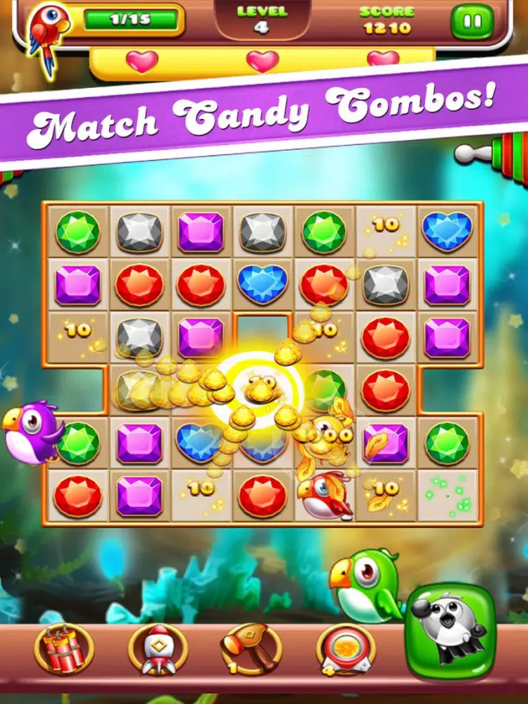 Smart Birdie Rescue - Match 3 iPad  スクリーンショット