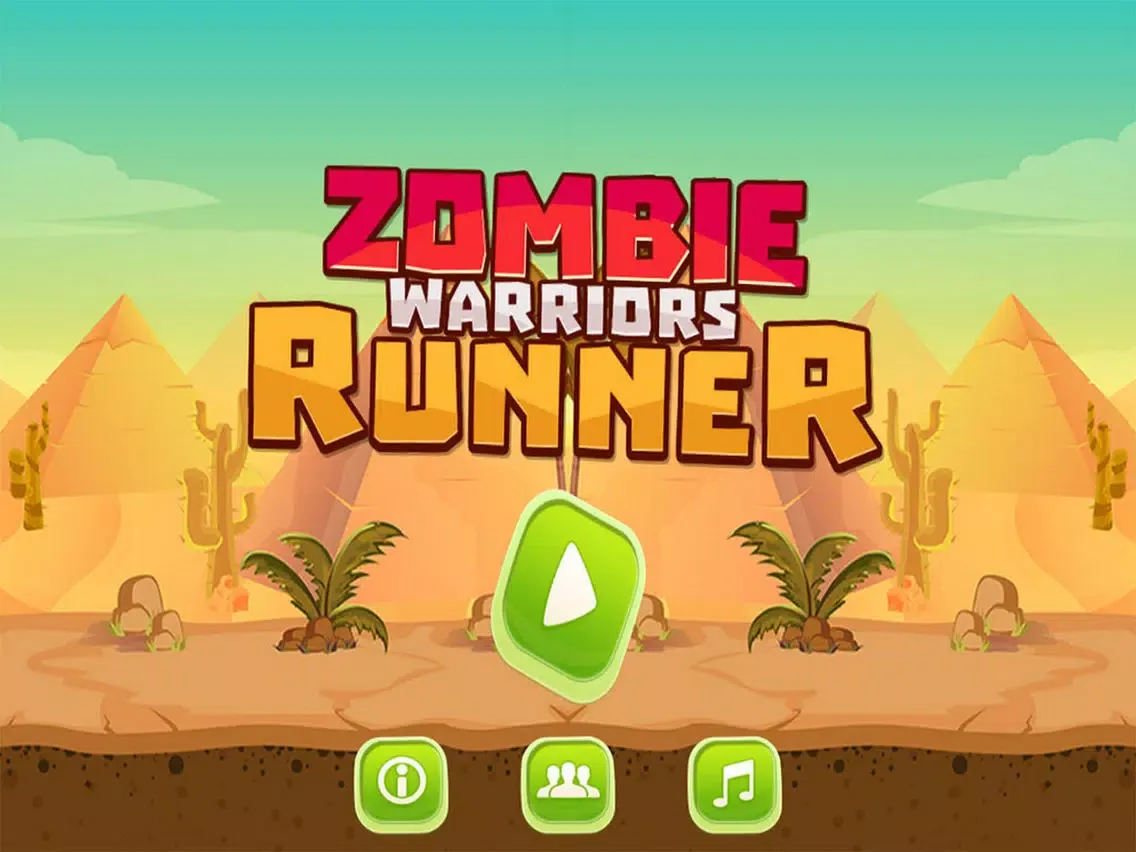 Tangkapan skrin Zombie Warrior Runner iPad 
