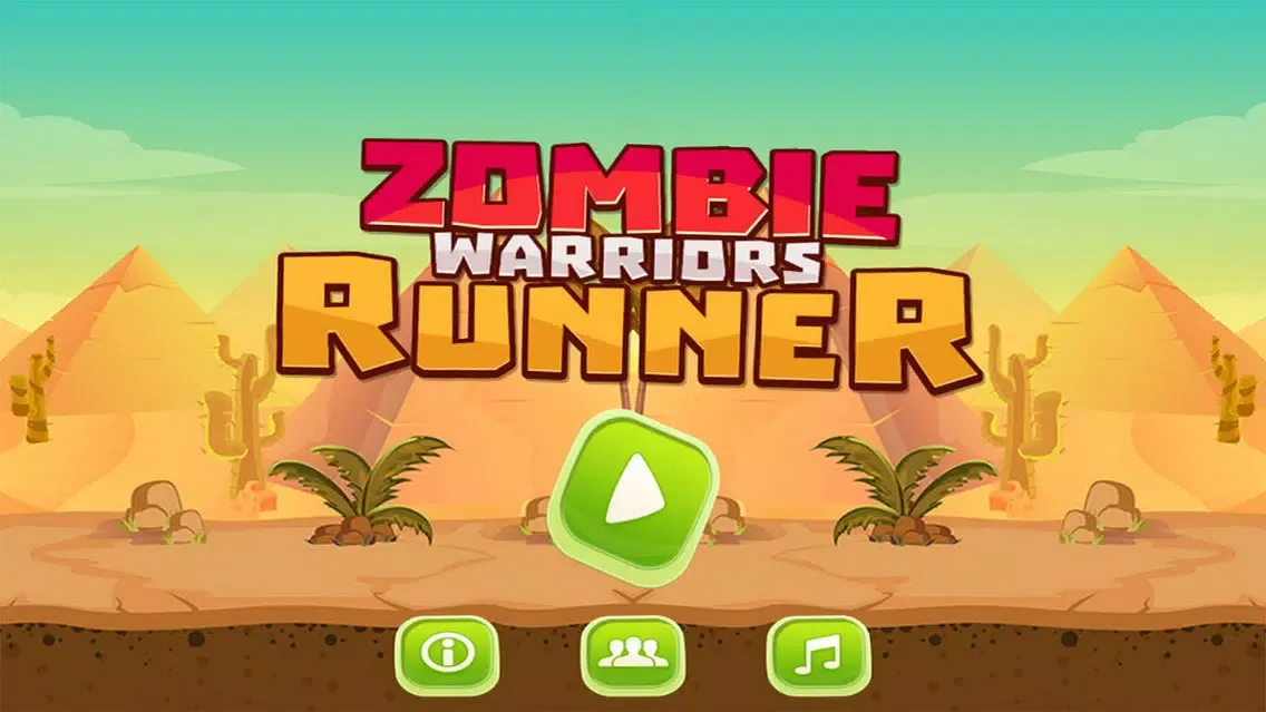 Tangkapan skrin Zombie Warrior Runner