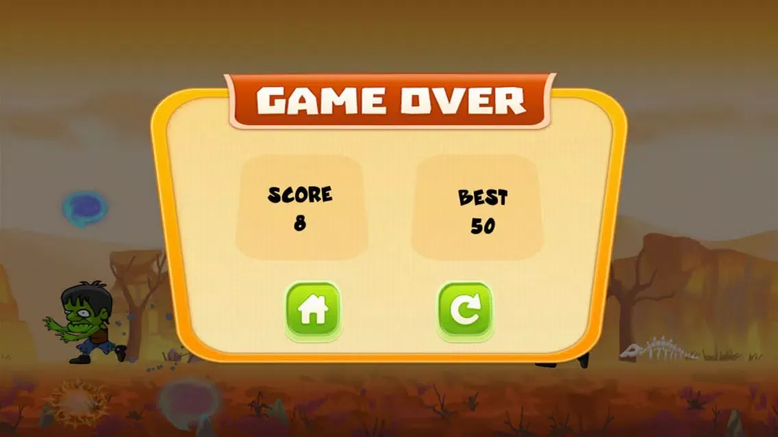 Tangkapan skrin Zombie Warrior Runner