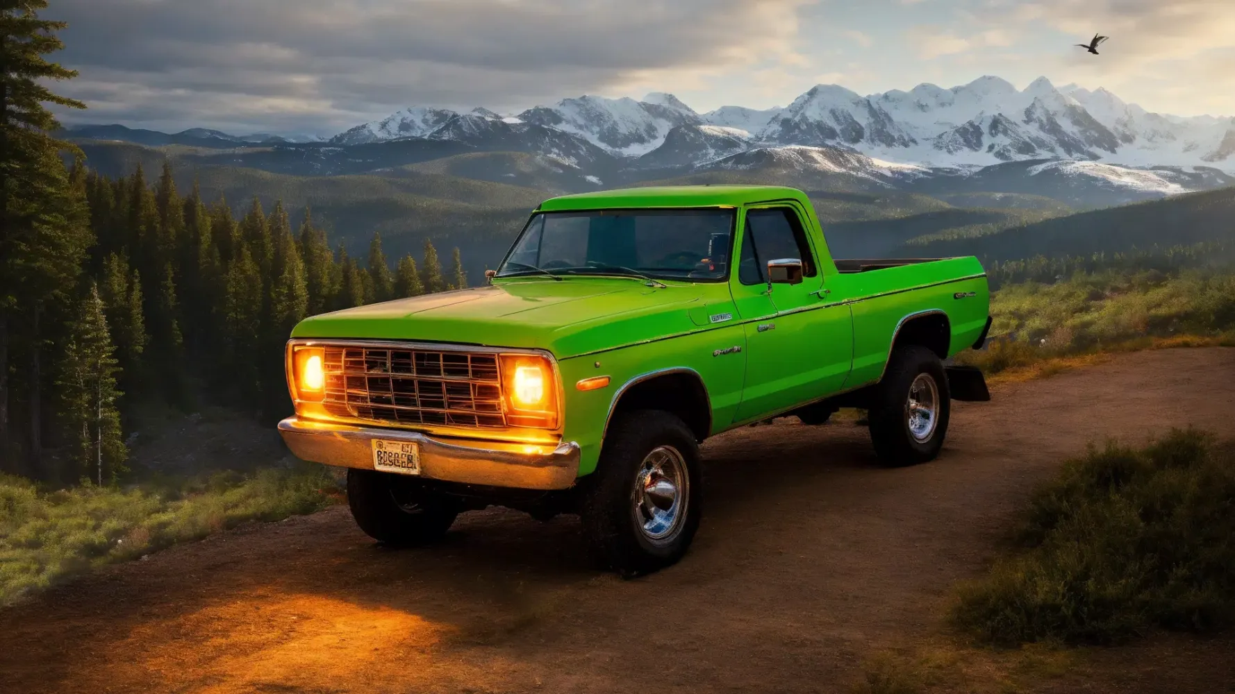 ภาพหน้าจอของ Offroad Pickup Truck Driving