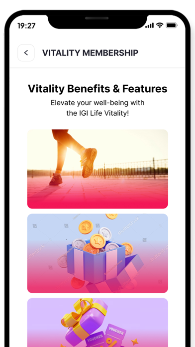 Tangkapan layar IGI Life Customer Solution App