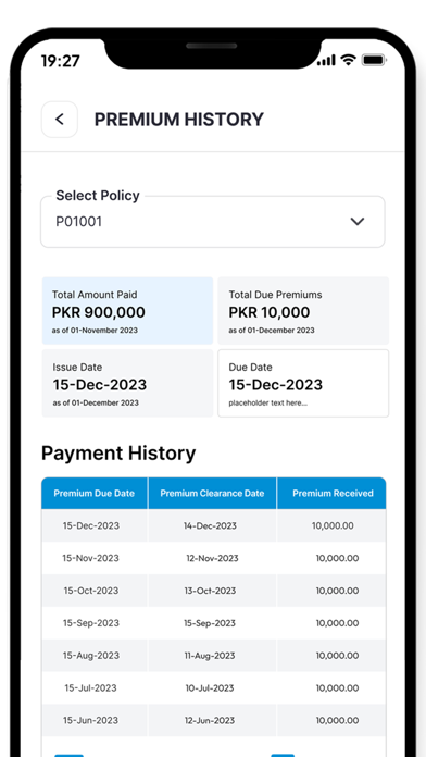 Tangkapan layar IGI Life Customer Solution App