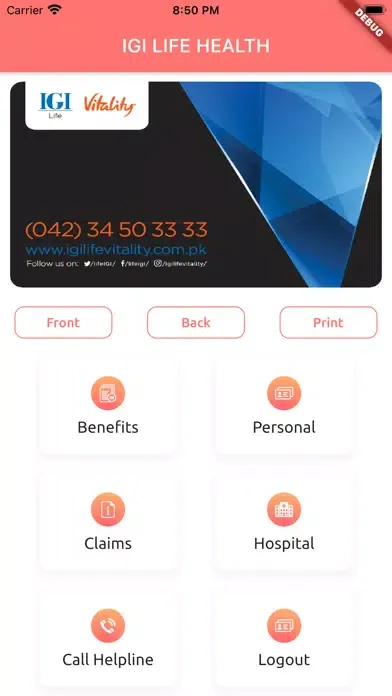 IGI Life Health Screenshots