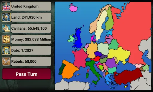 Tangkapan layar Europe Empire