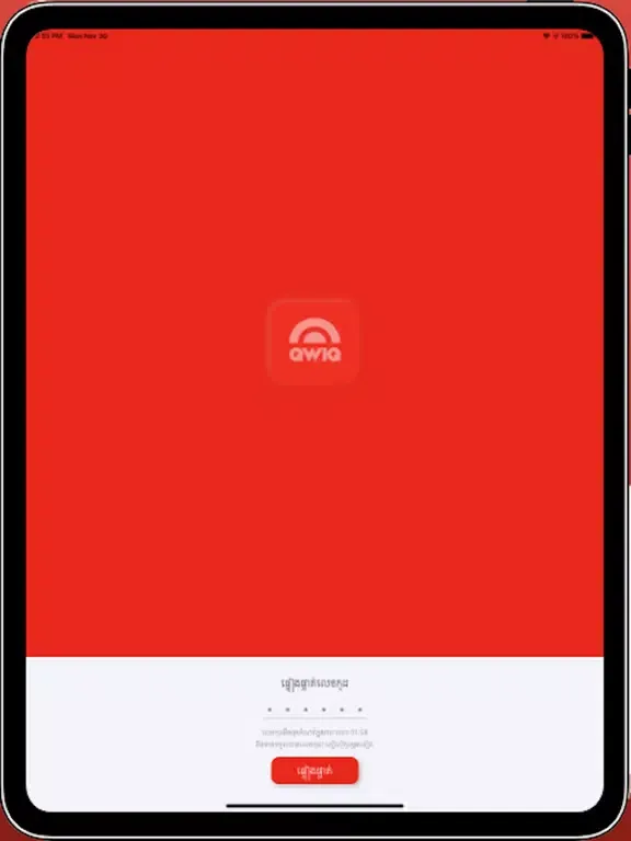 Ảnh chụp màn hình của Qwiq Driver iPad 