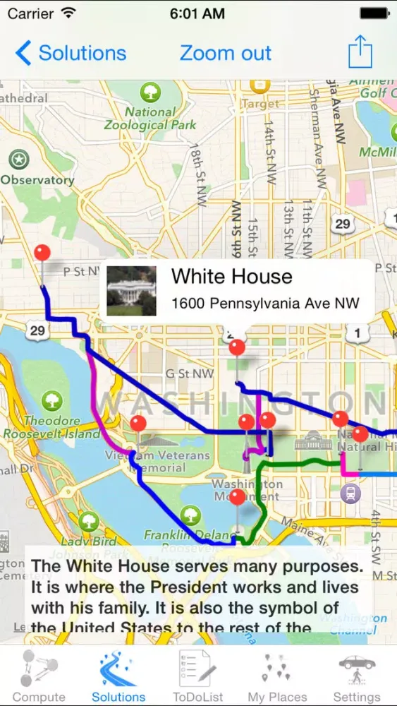 Скриншоты Optimal Route