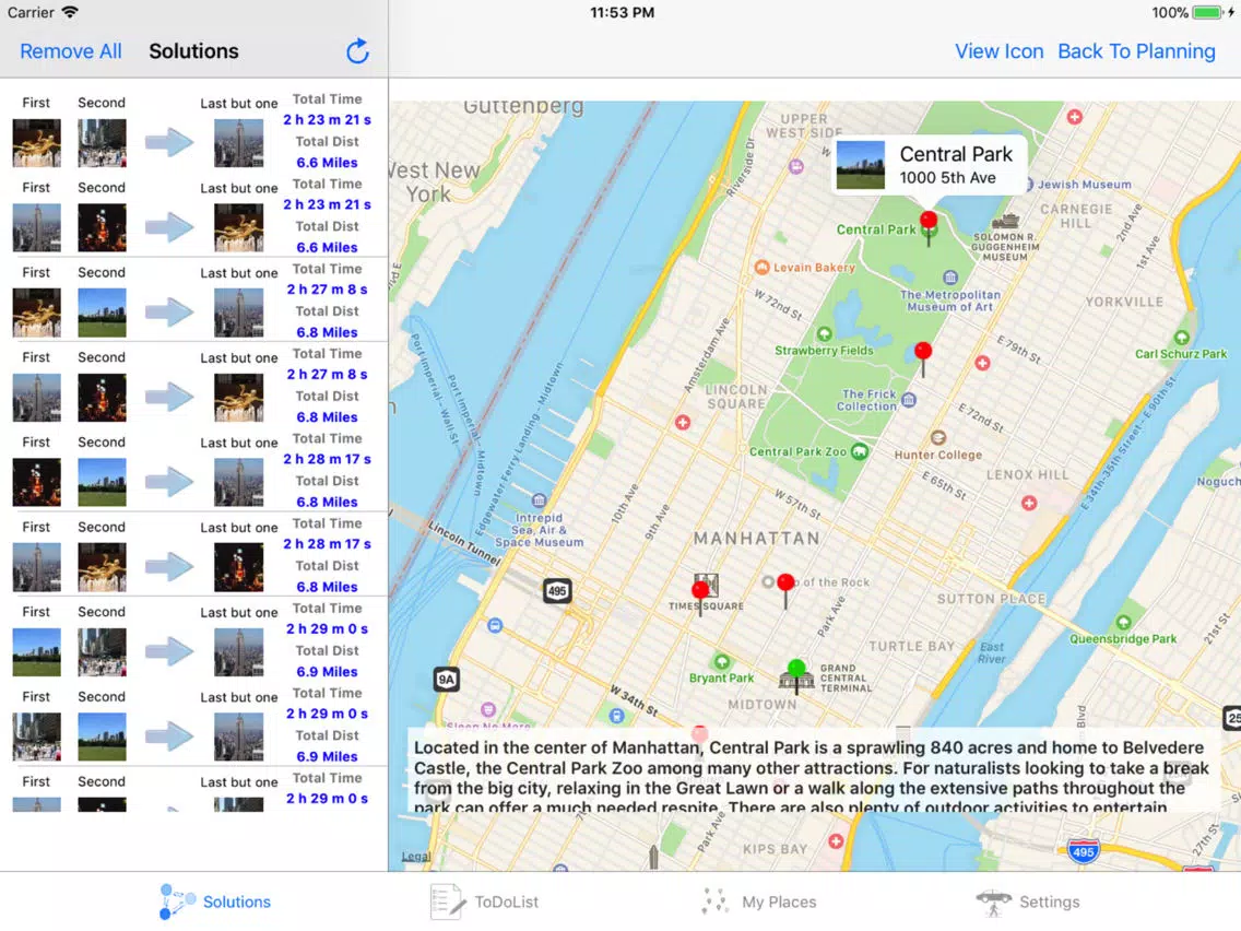 تصاویر Optimal Trip iPad 